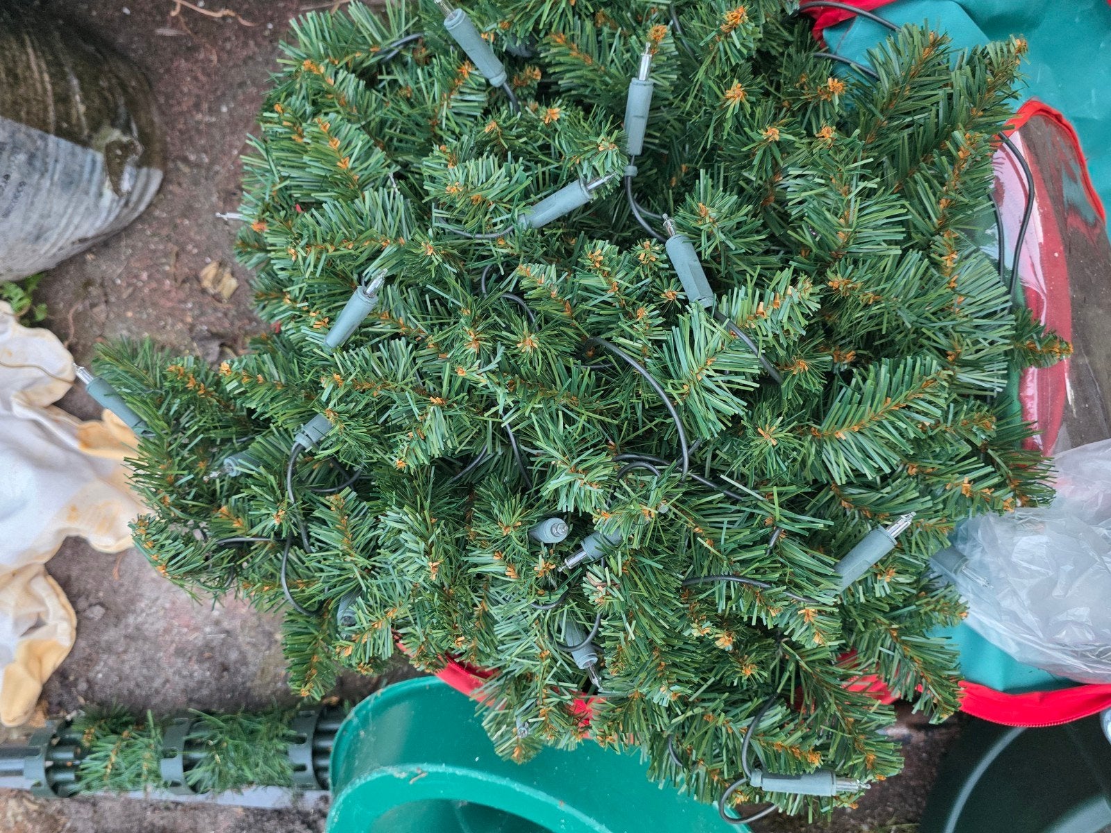 Gratis amstelveen  kunstkerstboom met voeten, Diversen, Kerst, Ophalen