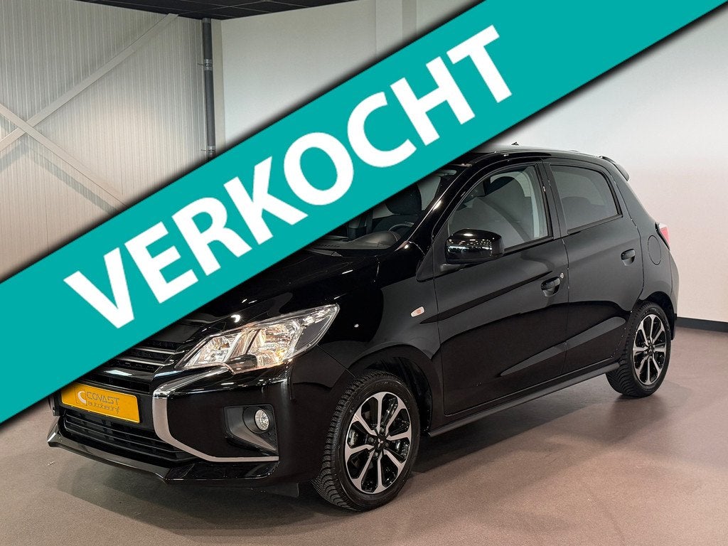 Mitsubishi Space Star 1.2 Select+ Camera|Carplay|Stoelverw.|, Voorwielaandrijving, Stof, Gebruikt, 850 kg