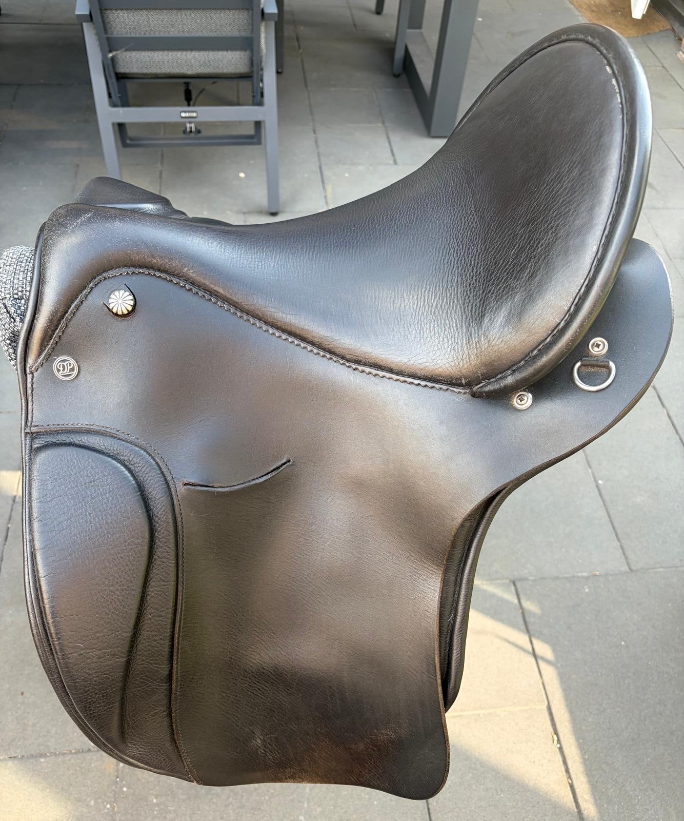 Deuber & Partner Saddlery - Leren paardrijzadel zwart, Ophalen of Verzenden, Dressuur