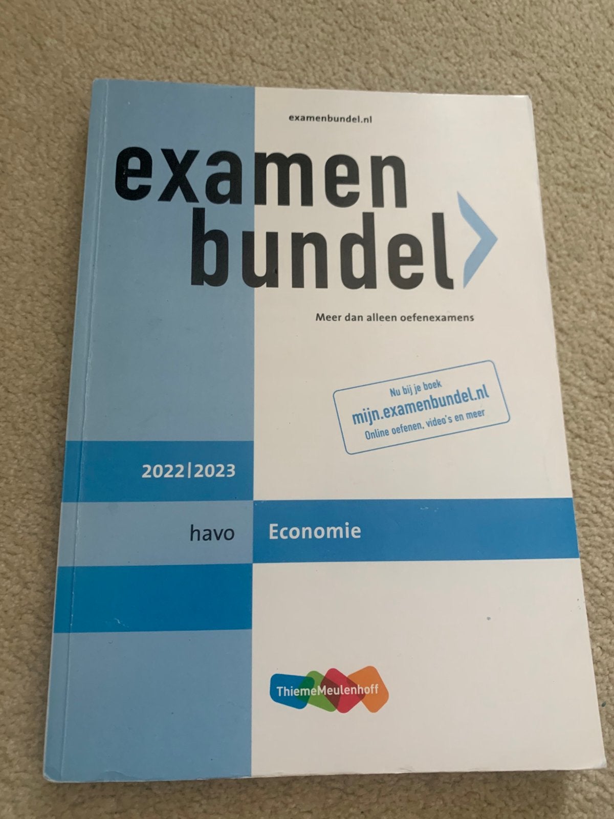 Examenbundel Economie Havo, Boeken, Schoolboeken, Ophalen of Verzenden, Zo goed als nieuw, HAVO, Economie