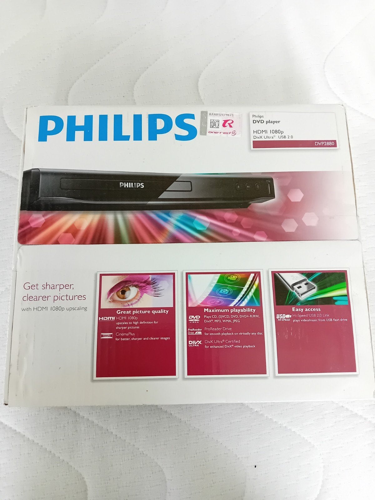 Philips 2000 series, Audio, Tv en Foto, Dvd-spelers, Ophalen of Verzenden, Philips