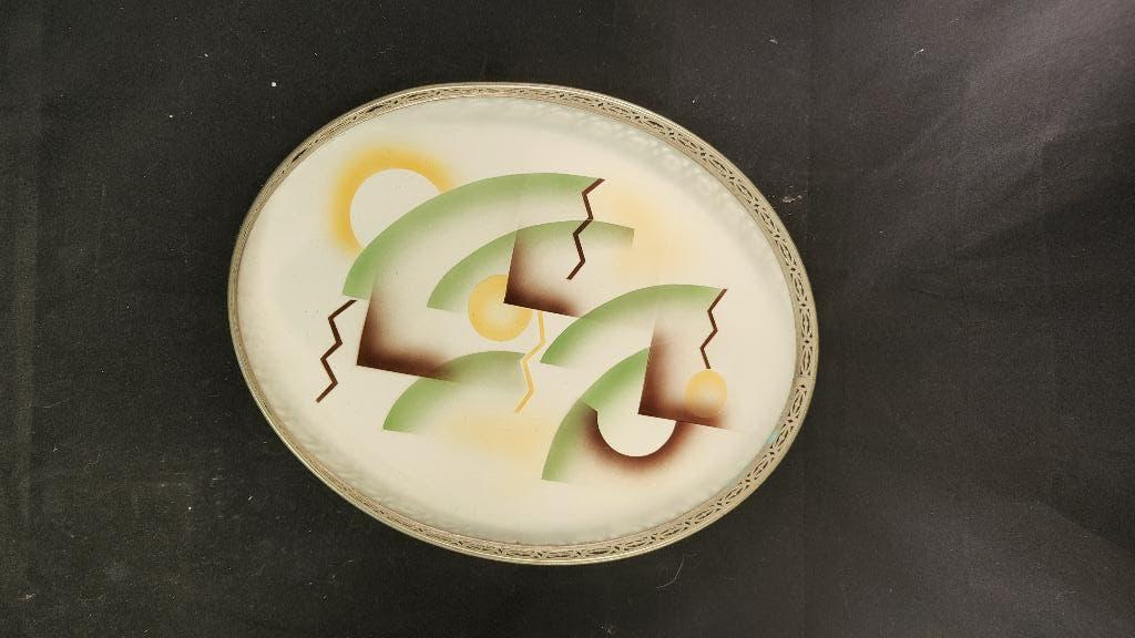Art Deco dienblad uit de jaren 30, Antiek en Kunst, Antiek | Woonaccessoires, Ophalen of Verzenden