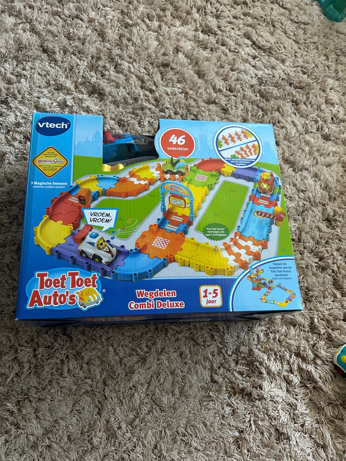 Toet toet auto’s wegenbouwset, Ophalen of Verzenden, Zo goed als nieuw, Bouwen