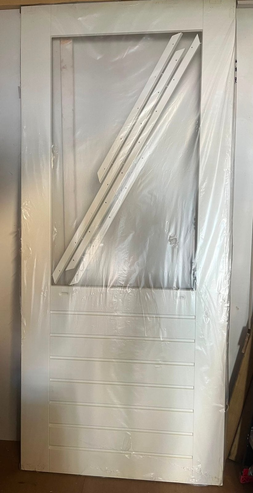 Weekamp hardhout deur 93x2115 nieuw, Ophalen, 80 tot 100 cm, Nieuw, Buitendeur