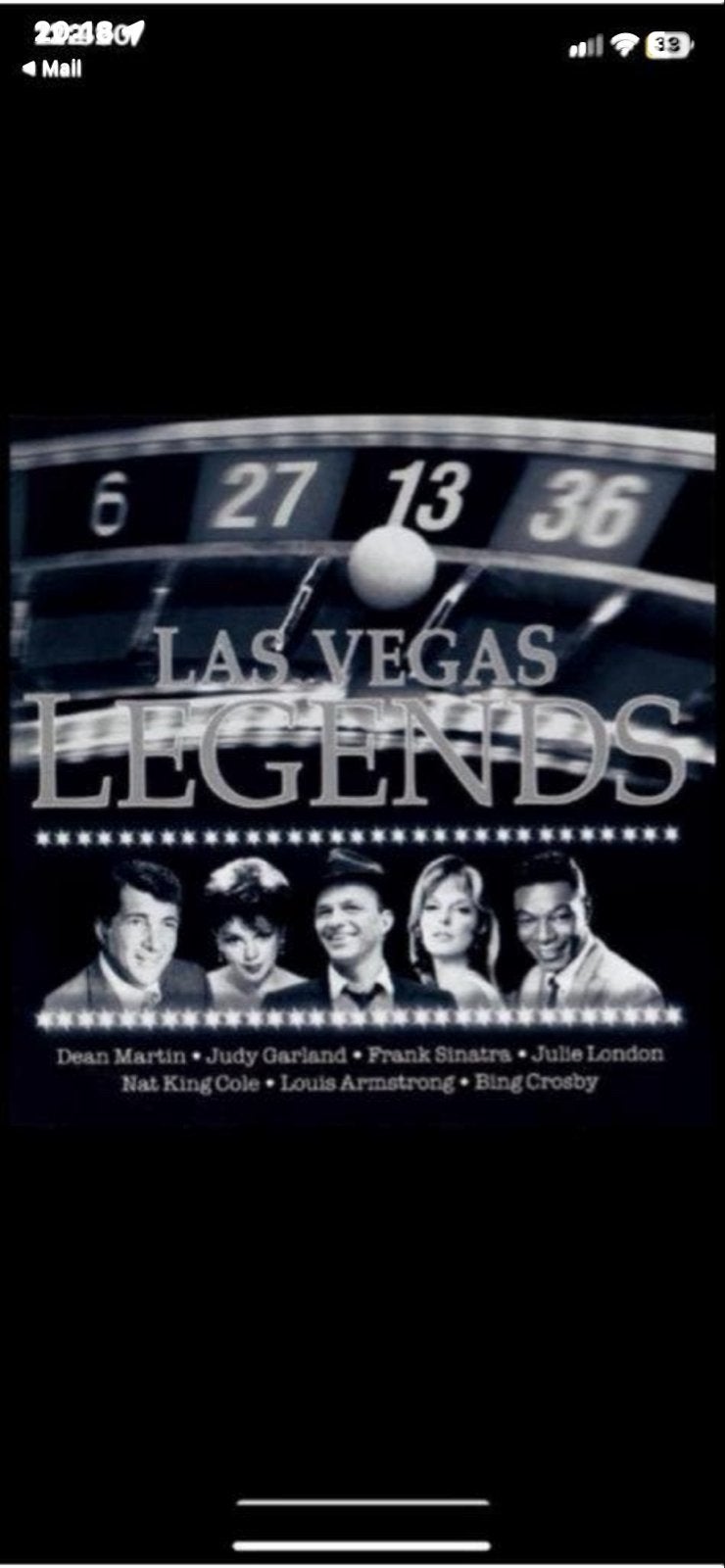 Las Vegas Legends CD - Frank Sinatra, Dean Martin e.a., Ophalen of Verzenden, Gebruikt, Verzamelalbum, Inclusief doosje