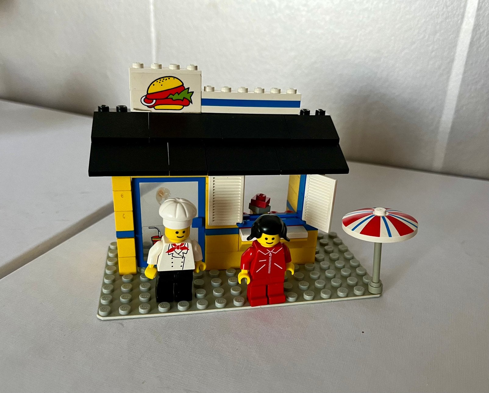 6683 vintage Lego hamburger tent, Verzenden, Gebruikt
