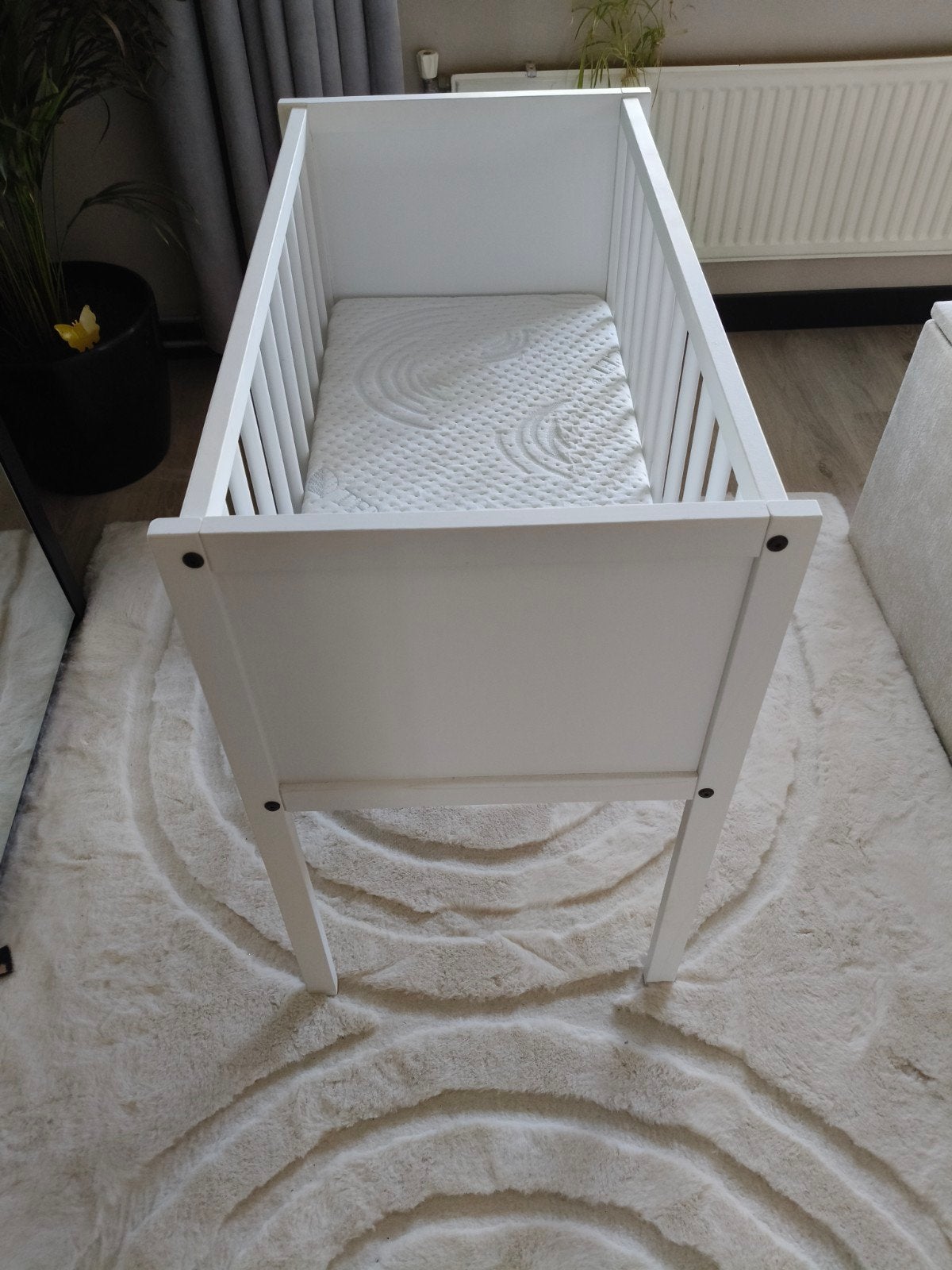nieuwe wieg met nieuw matras van Babypark ( niet gebruikt), Kinderen en Baby's, Ophalen, Nieuw, Wieg
