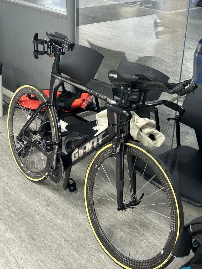 Giant Trinity Advanced Pro 2020 Triathlon / tijdrit fiets L, Fietsen en Brommers, 28 inch, Carbon, 10 tot 15 versnellingen, 57 tot 61 cm