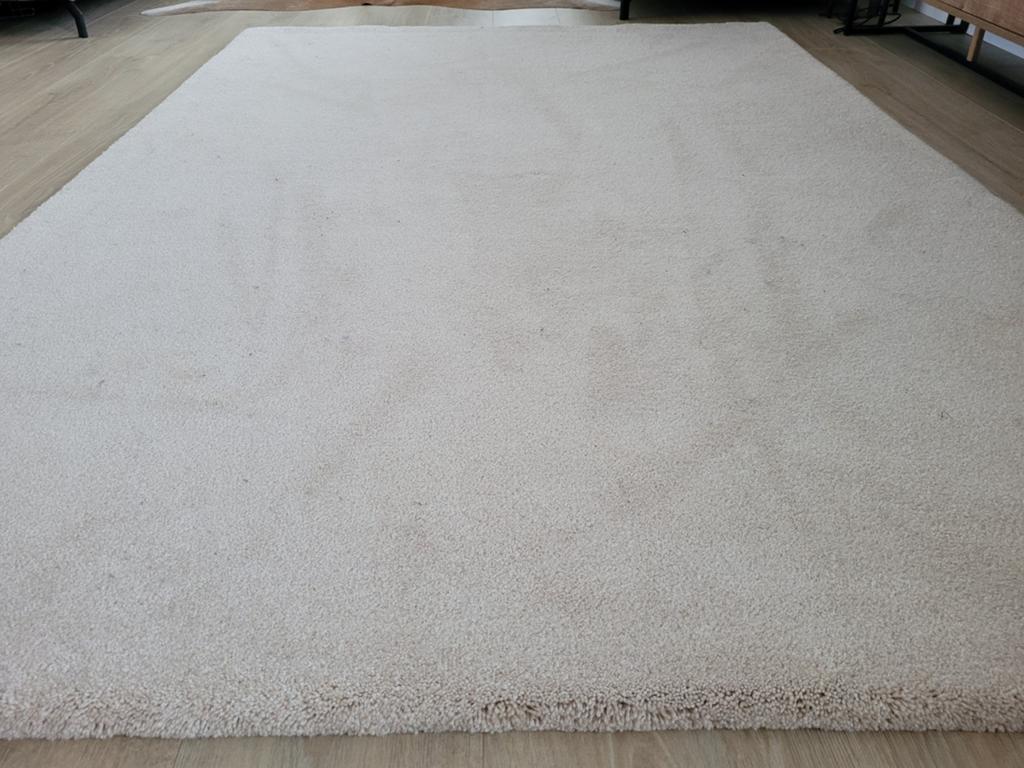 Karpet volume roomwit dik 170x240 Syntetisch nieuw!, Warm gezellig comfortabel kwaliteit, Wit, 150 tot 200 cm, Ophalen of Verzenden