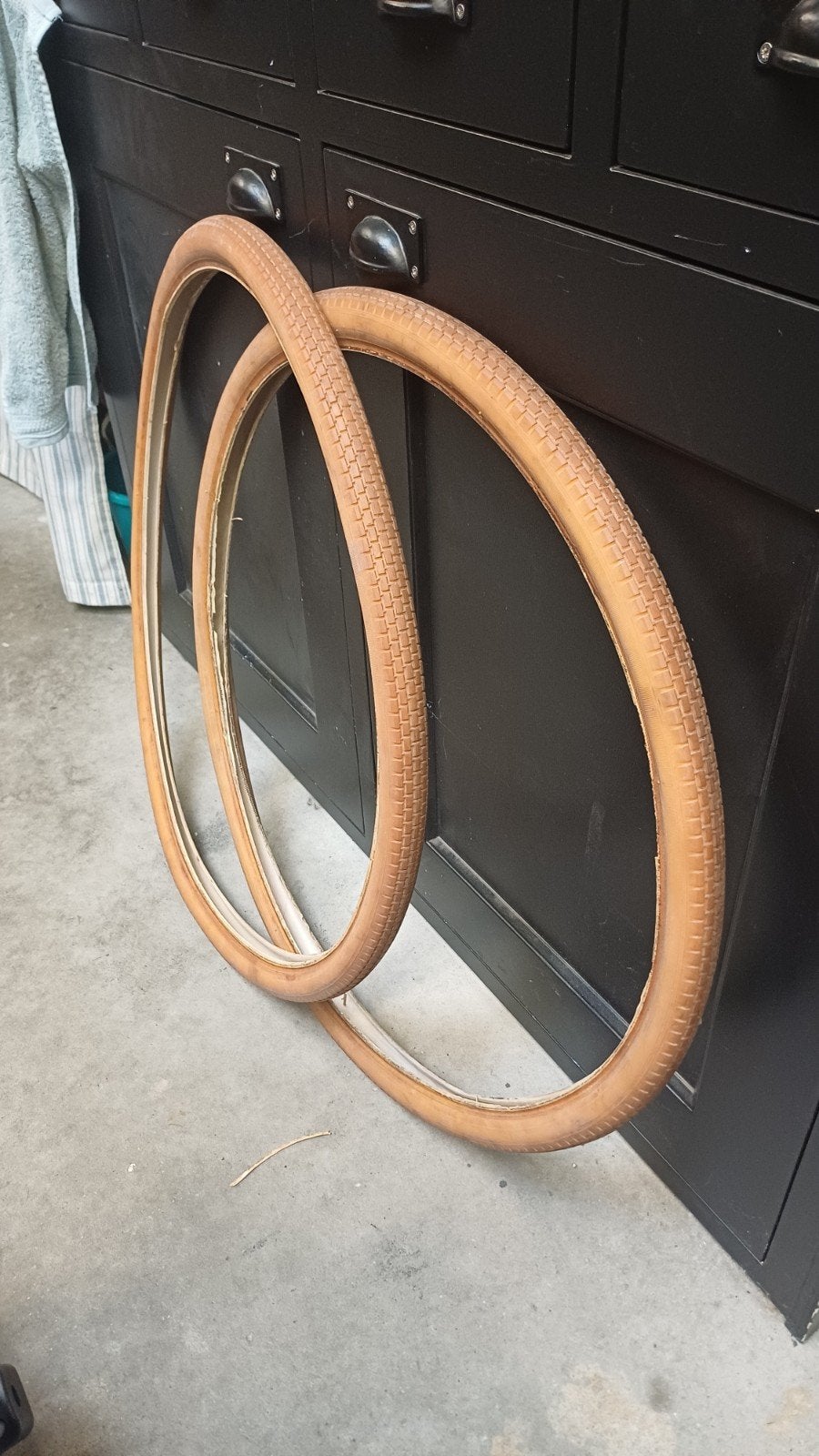 Spekbanden 28 x 1 1/2 of 40-635 oldtimer fiets, Fietsen en Brommers, Fietsonderdelen, Ophalen, Zo goed als nieuw, Rubber
