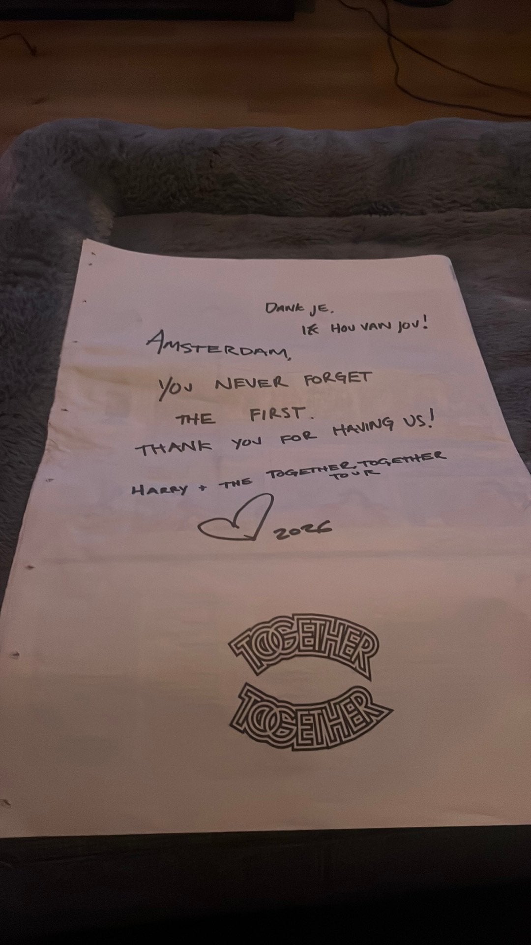 Parool bedankje Harry Styles, Postzegels en Munten, Aandelen en Waardepapieren, Ophalen of Verzenden