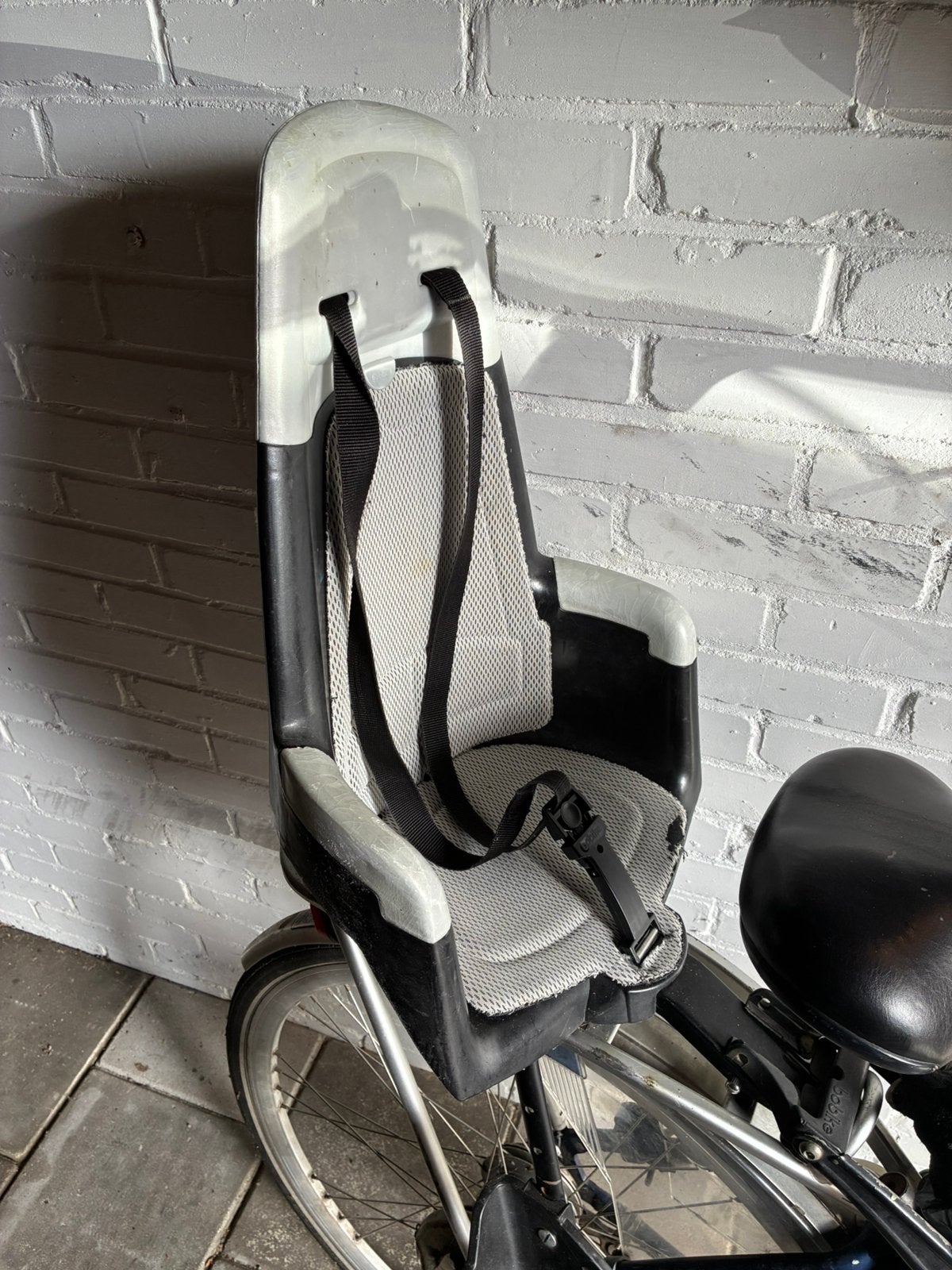 Bobike kinderstoeltje voor fiets achter, Fietsen en Brommers, Ophalen, Achterzitje, 0 t/m 18 kg, Gebruikt