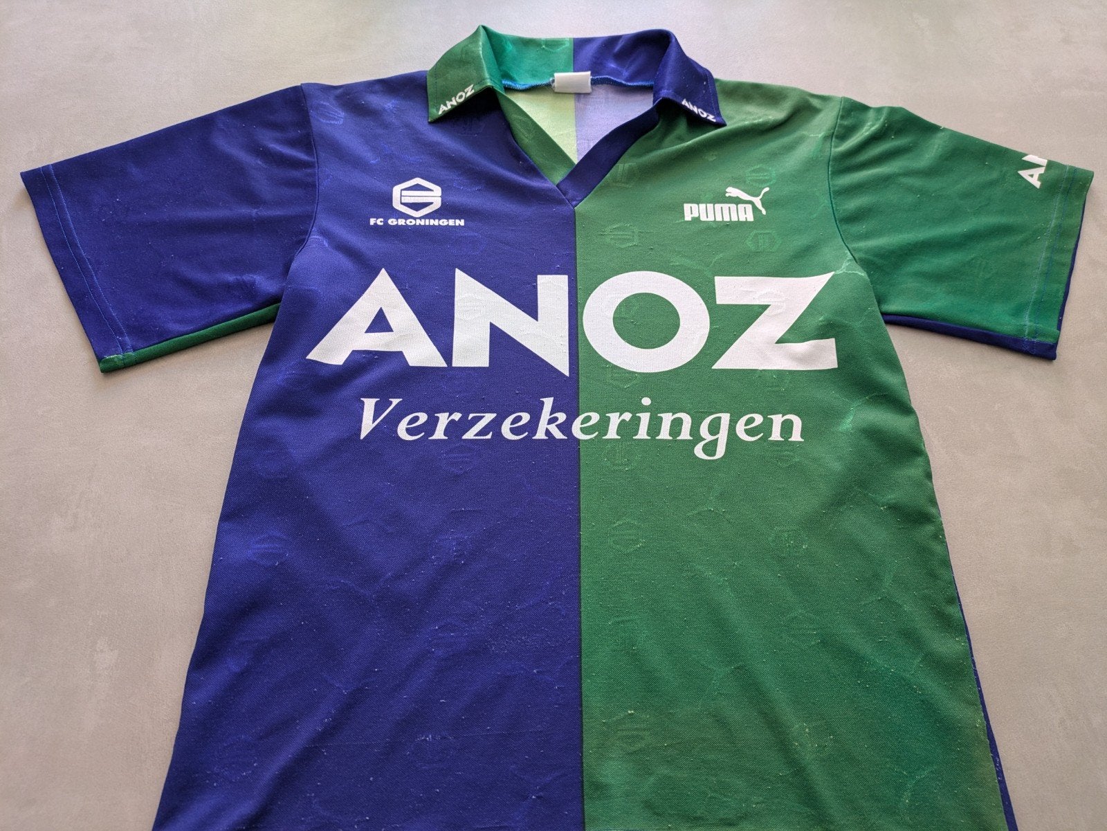 Voetbalshirt FC Groningen vintage shirt 1996 Zeldzaam, Ophalen, Zo goed als nieuw, Shirt