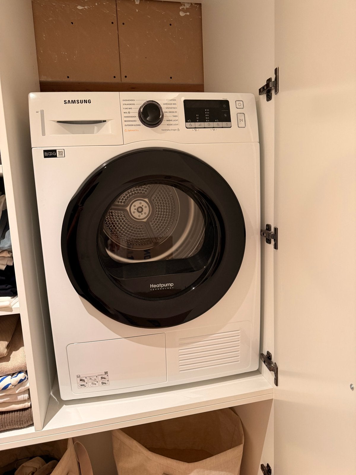 Samsung Wasdroger - augustus 2023 - 8kg A+++ Warmtepomp, Ophalen, 8 tot 10 kg, Zo goed als nieuw, 85 tot 90 cm