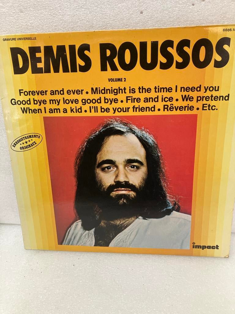 Demis Roussos - Volume 2 Vinyl LP (Impact), 12 inch, Fotohoes, Ophalen of Verzenden, 1970 - 1979