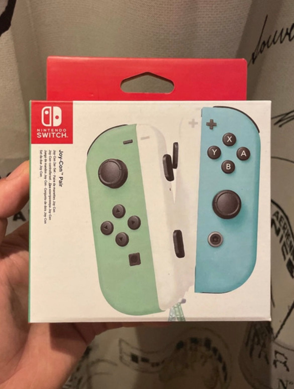 zeldzame nintendo Joy Cons, pastel groen blauw wit, nieuw, Overige controllers, Nieuw, Ophalen of Verzenden, Draadloos