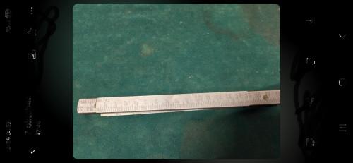 duimstok vintage aluminium, Ophalen of Verzenden, 'T Olde Gre-j, Info@toldegrej.nl, Endepoelstraat 20f Didam