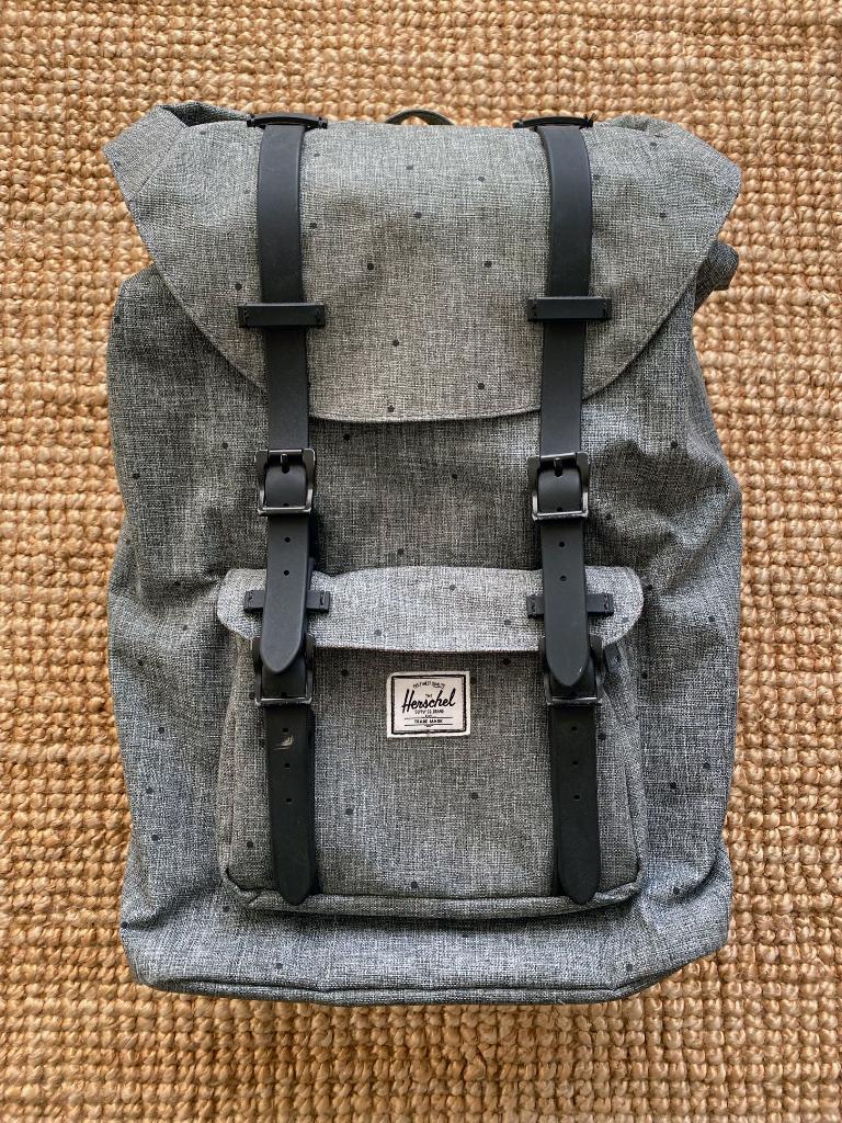 Herschel Little America Mid-Vol Rugtas 17 liter, Overige merken, Gebruikt, 25 tot 40 cm, Ophalen of Verzenden