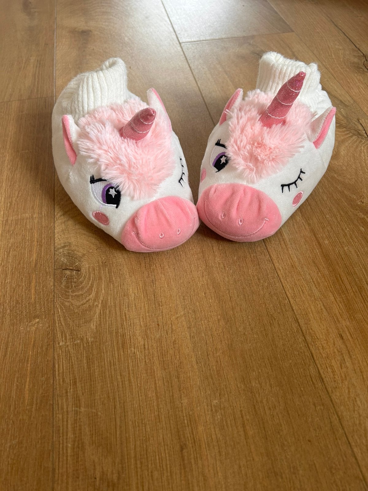 Sloffen unicorn maat 29, Ophalen of Verzenden, Zo goed als nieuw, Meisje, Slofjes