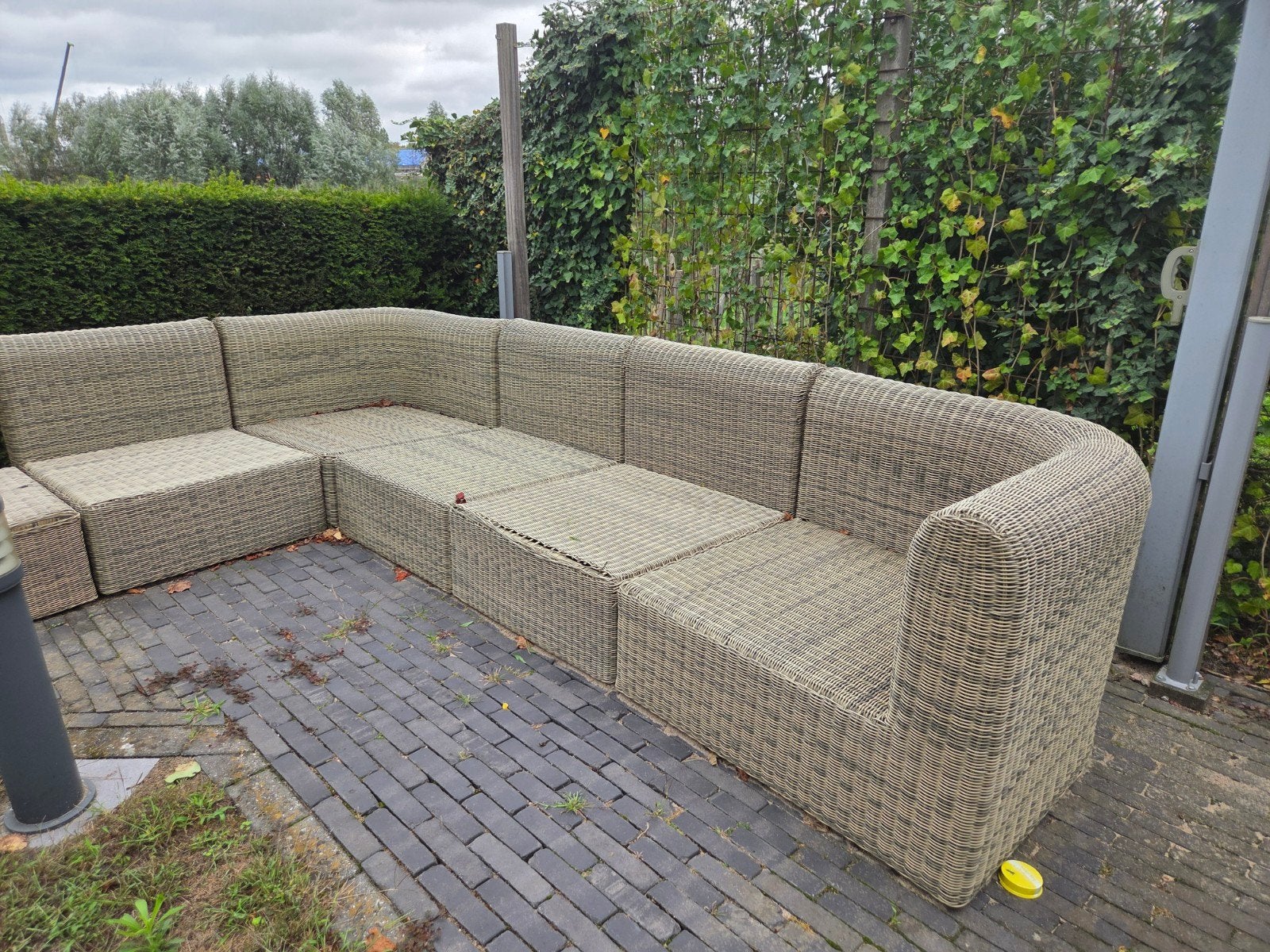Loungebank inclusief kussens (GRATIS AF TE HALEN), Tuin en Terras, Tuinsets en Loungesets, Ophalen, Gebruikt, Bank