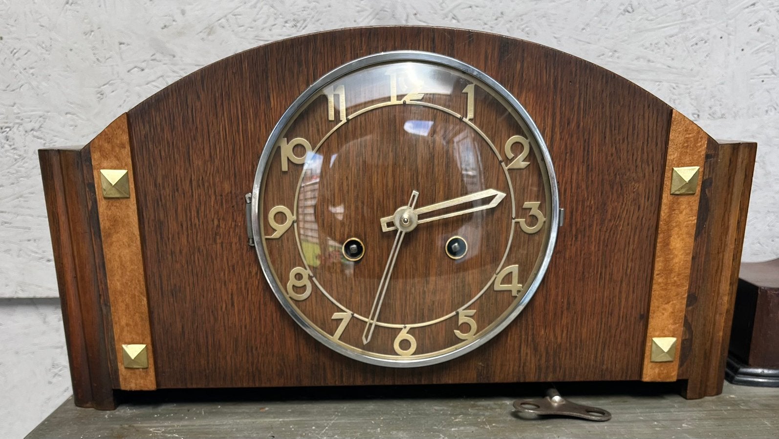 Art Deco mantel/schouw klok, Antiek en Kunst, Antiek | Klokken, Ophalen