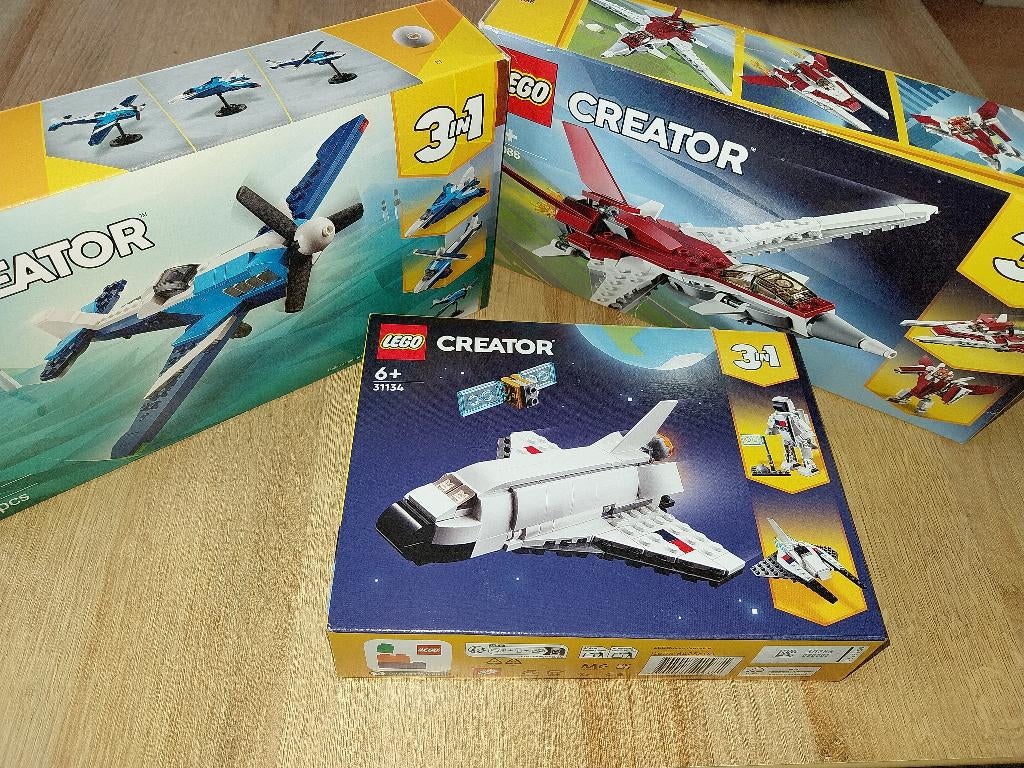 Lego Creator 31086 + 31134 + 31160 - 3 nieuwe sets, Ophalen of Verzenden, Nieuw, Complete set, Lego