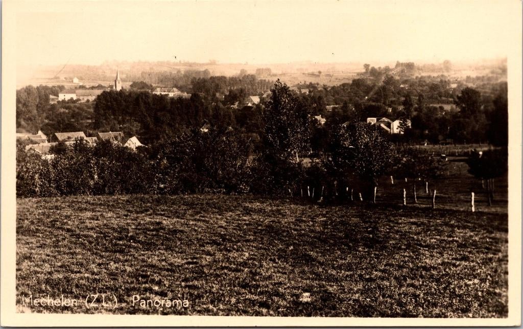 Mechelen - Panorama, Verzamelen, Ansichtkaarten | Nederland, Verzenden, 1940 tot 1960, Ongelopen, Limburg