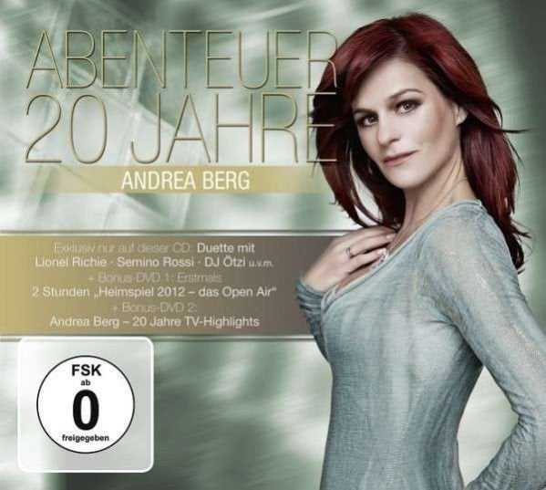 Andrea Berg - Abenteuer 20 Jahre (CD + 2 Bonus DVD's)  Nieuw, Schlager, Verzenden, Inclusief DVD, Nieuw in verpakking