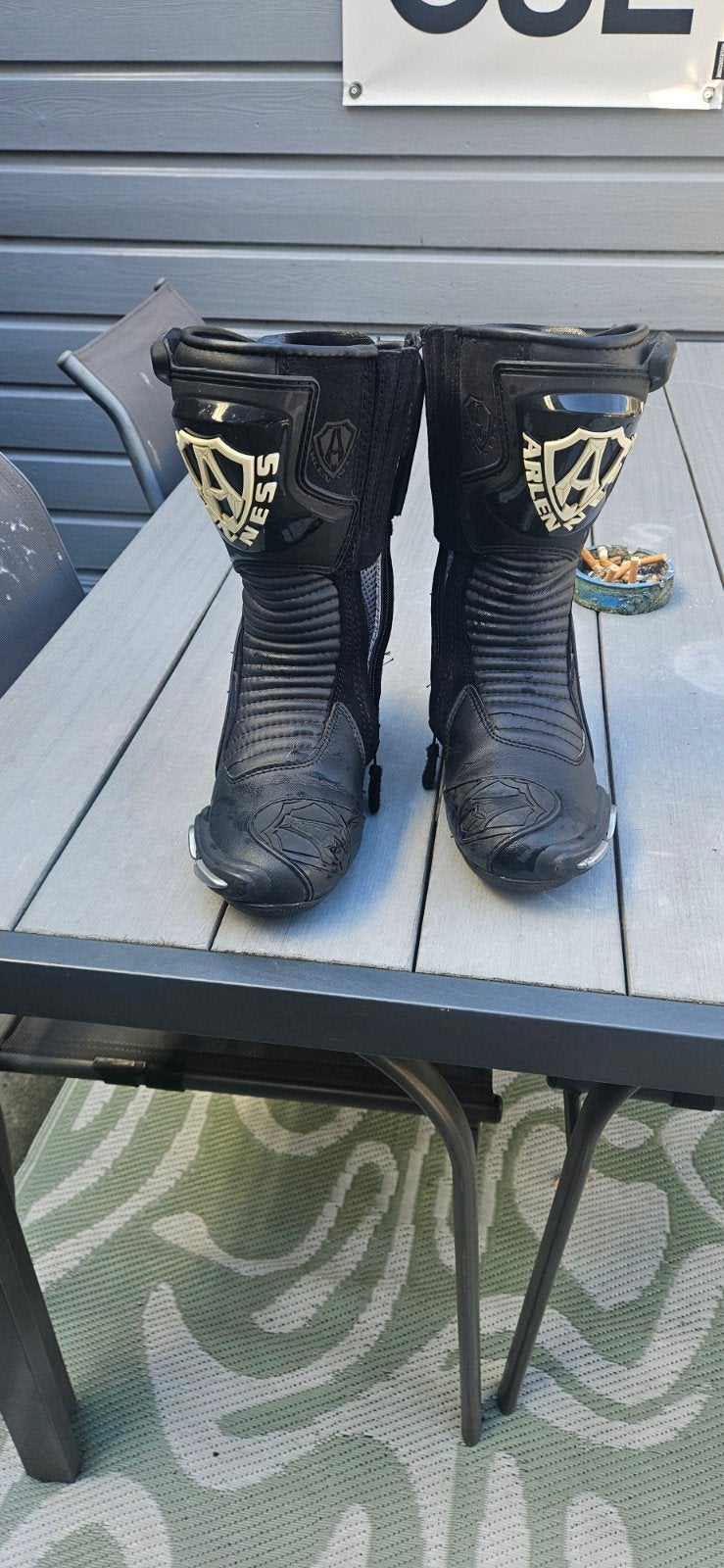 Motorlaarzen - Arlen Ness - Maat 42, Motoren, Kleding | Motorkleding, Ophalen, Heren, Arlen Ness, Laarzen