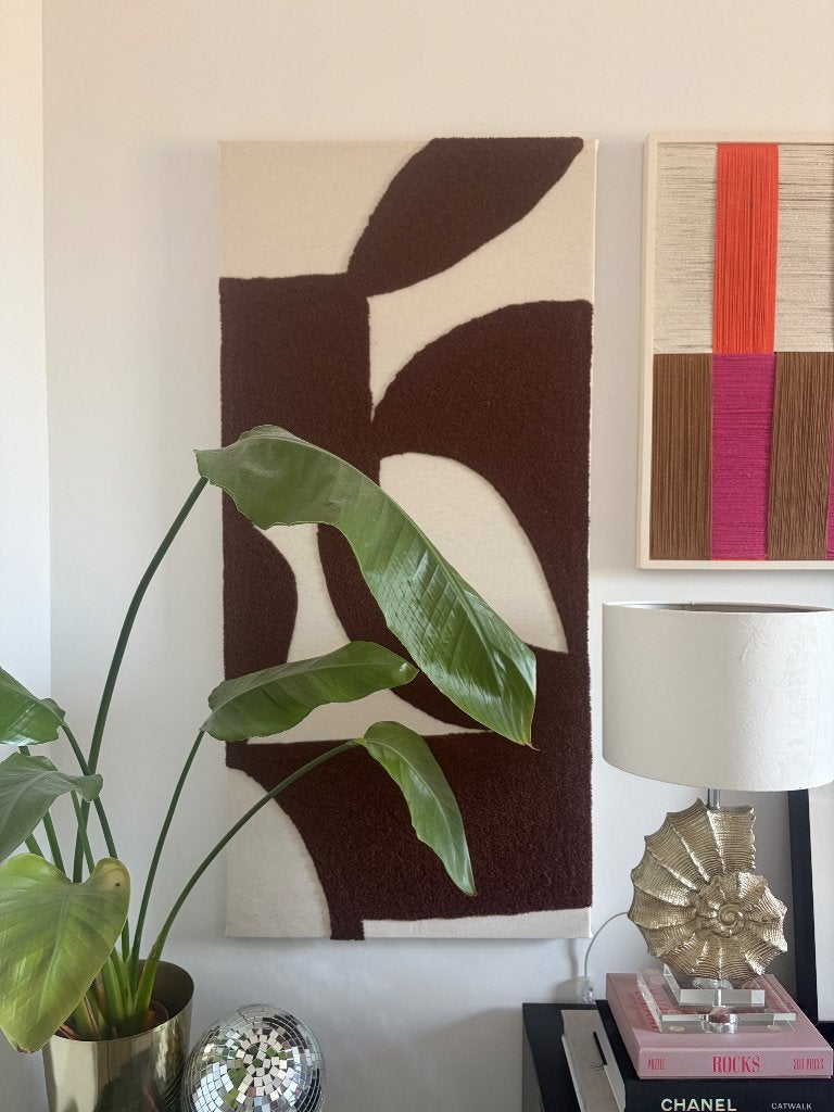 Wanddecoratie Karwei, Ophalen, Zo goed als nieuw, Bruin, 130 cm