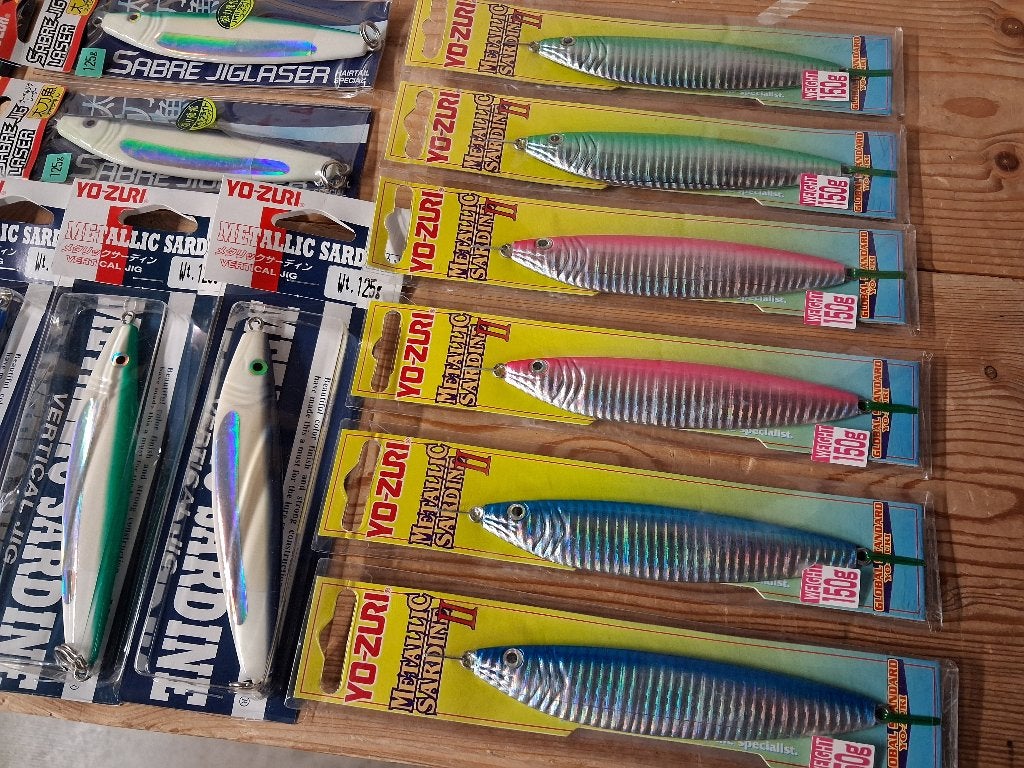Set met 16x Jigs (Savage Gear/Yo-Zuri) 120, 125 en 150 grams, Tinstraat, Savage Gear, Overige typen, Nieuw