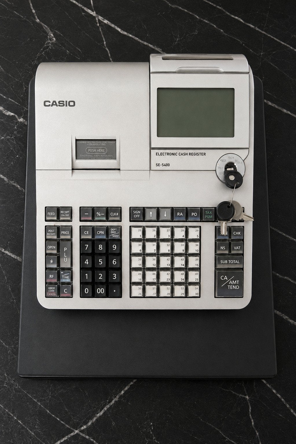Casio SE-S400 Elektronische Kassa met Kassalade, Zakelijke goederen, Kantoor en Winkelinrichting | Kassa's en Betaalsystemen, Ophalen of Verzenden