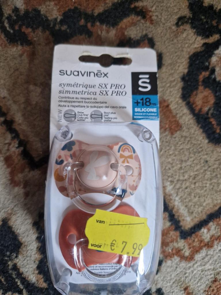 SUAVINEX SILICONE SPEEN +18 MAANDEN, Ophalen of Verzenden, Nieuw, Overige typen