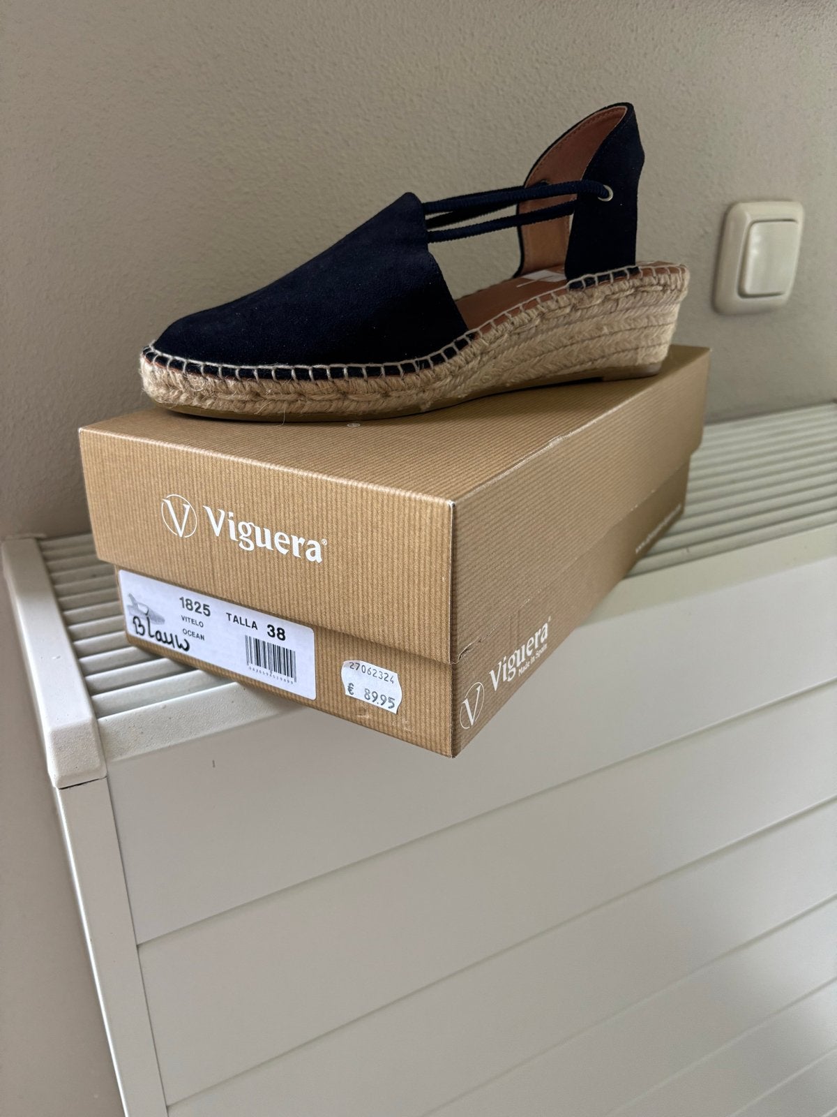 Viguera dames espadrilles maat 38 NIEUW, Ophalen, Nieuw, Zwart, Espadrilles of Moccasins
