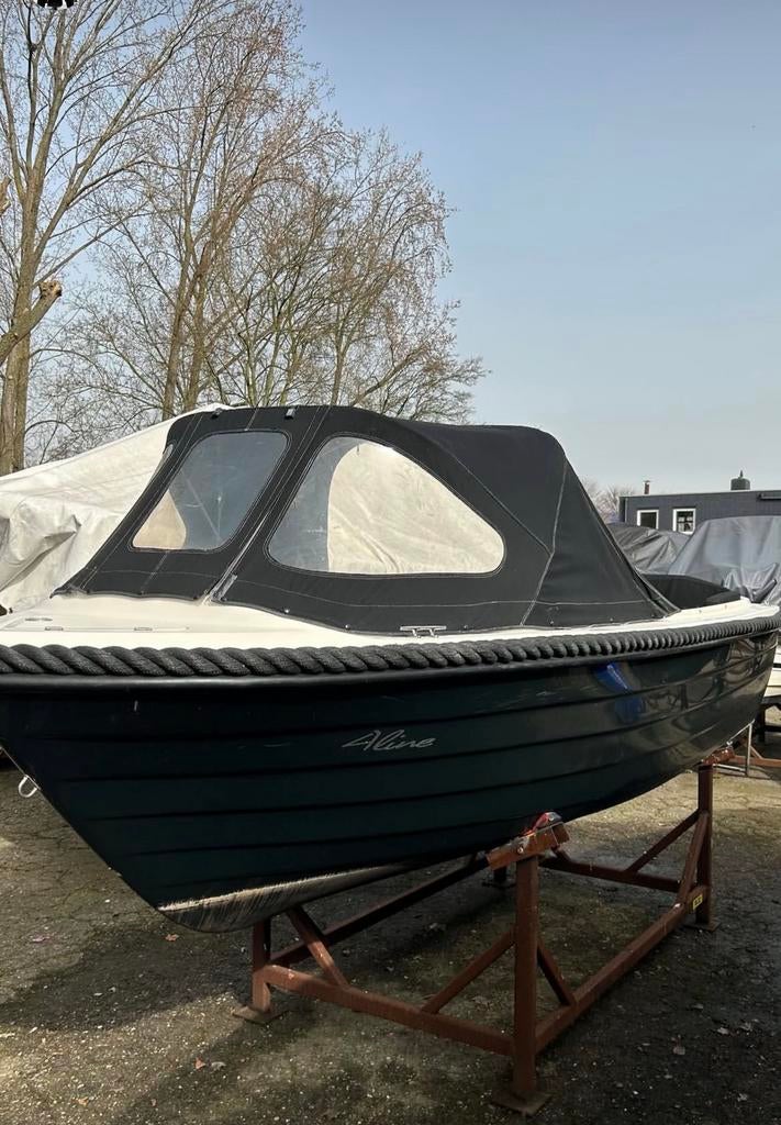 Admiral 440 sloep met Tohatsu 9.8 Pk motor, Tot 10 pk, Ophalen of Verzenden, Zo goed als nieuw, 3 tot 6 meter