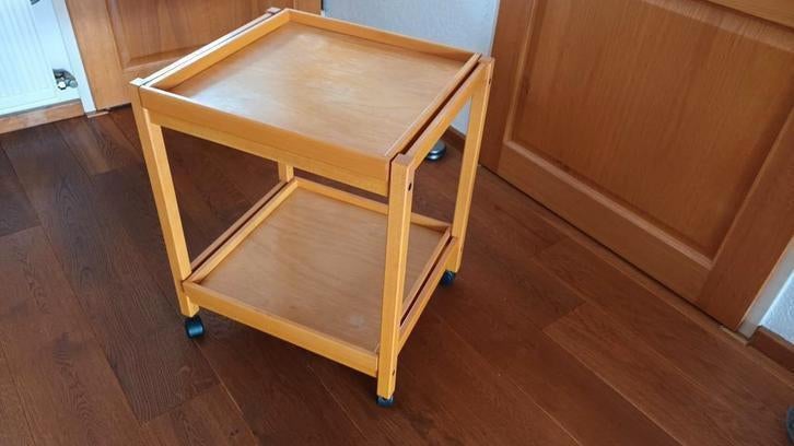 Vintage trolley Hyllige Möbler  H57 B47 D41, Huis en Inrichting, Tafels | Bijzettafels, Ophalen, Gebruikt, 55 tot 75 cm, Deens design