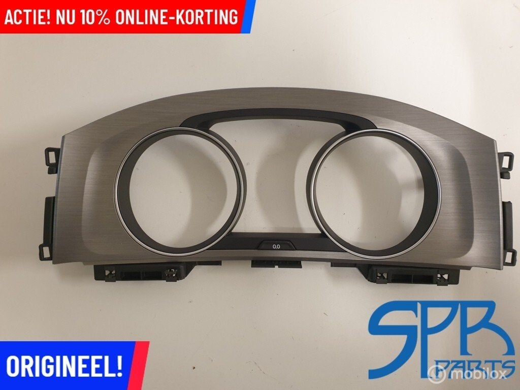 GOLF 7 VII INLEG Kilometerteller RAND LIJST ZILVER 5G0857059, Gebruikt, Volkswagen, Ophalen of Verzenden, Volkswagen