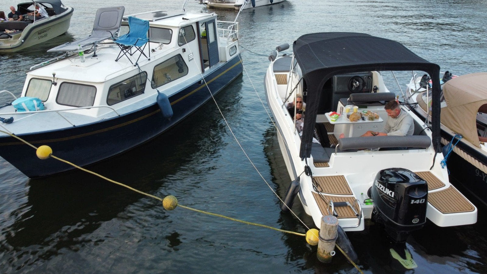 Complete set: Suzuki 140PK DBW met Vlemmix trailer uit 2020, Watersport en Boten, Ophalen of Verzenden, Overige merken, Buitenboordmotor