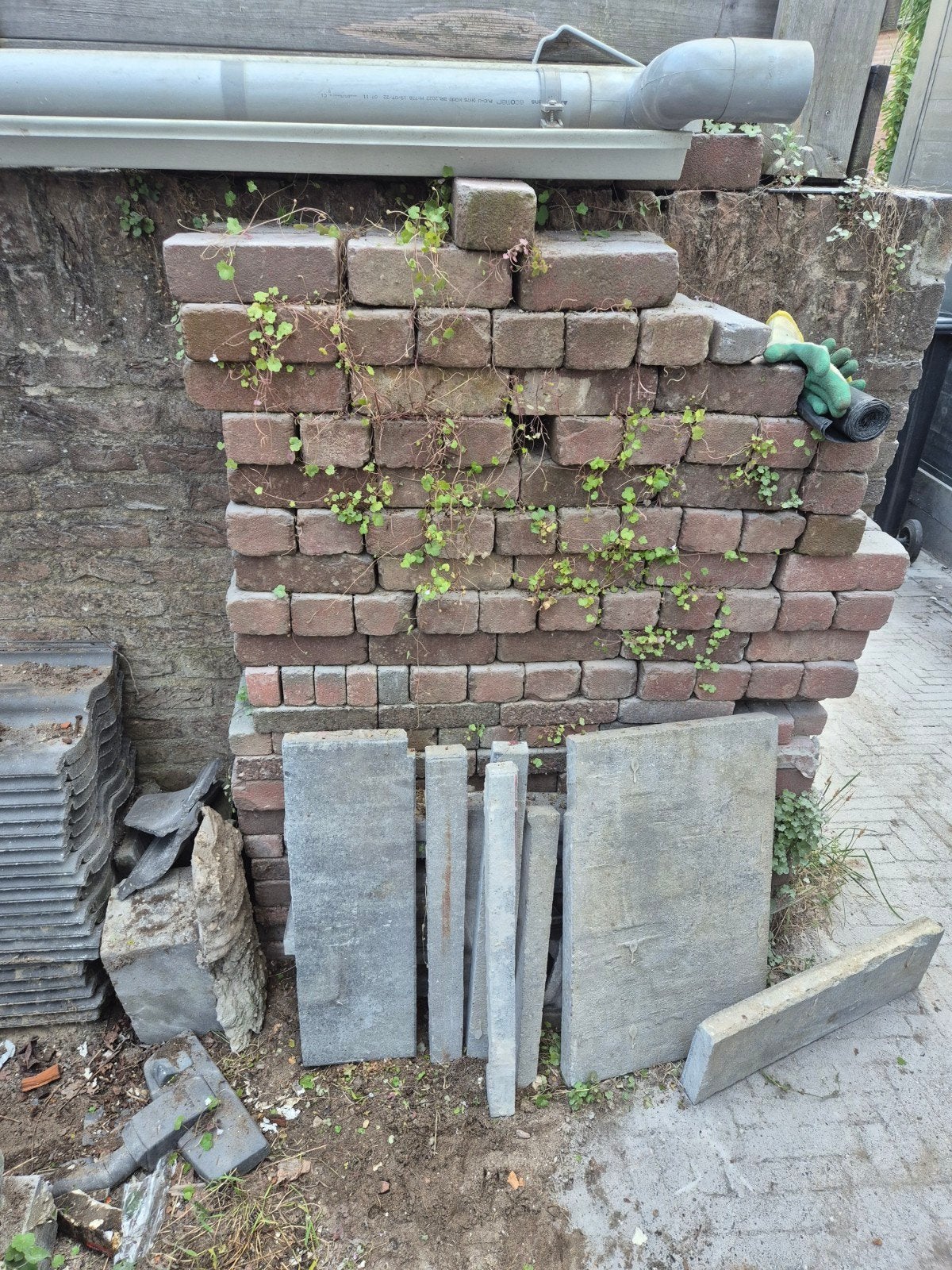 Gratis stenen en tegels af te halen, Ophalen, Gebruikt, Bakstenen