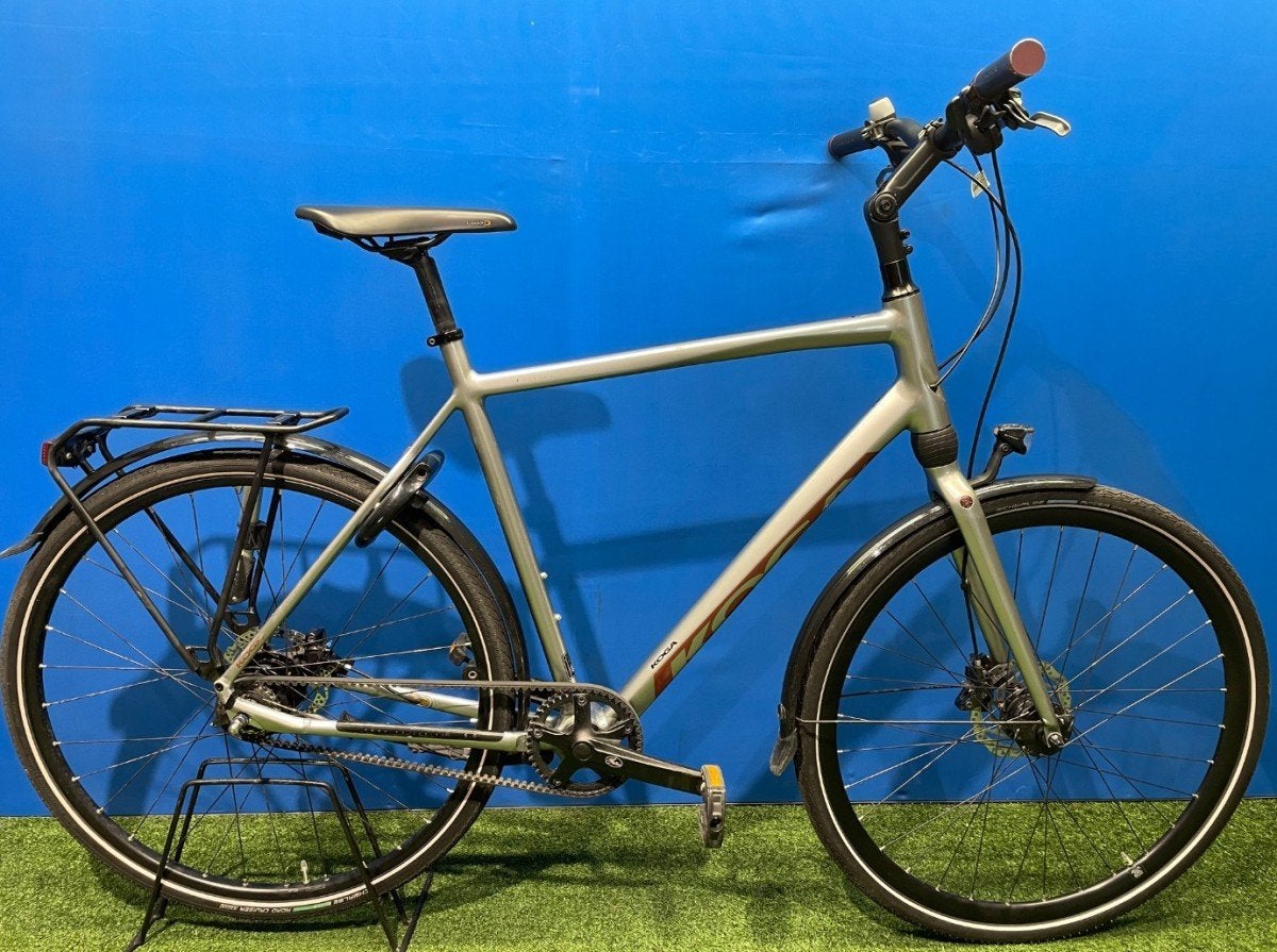 Koga F3 6.0 Belt Alfine 11 Heren Silver Smoke 60cm, Fietsen en Brommers, Gebruikt, -, -, Versnellingen