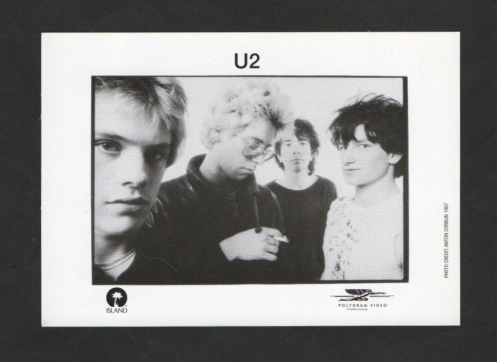 U2 Ierse Rockband Bono The Edge Adam Clayton Larry Mullen(1), Ophalen of Verzenden, 1980 tot heden, Ongelopen, Muziek