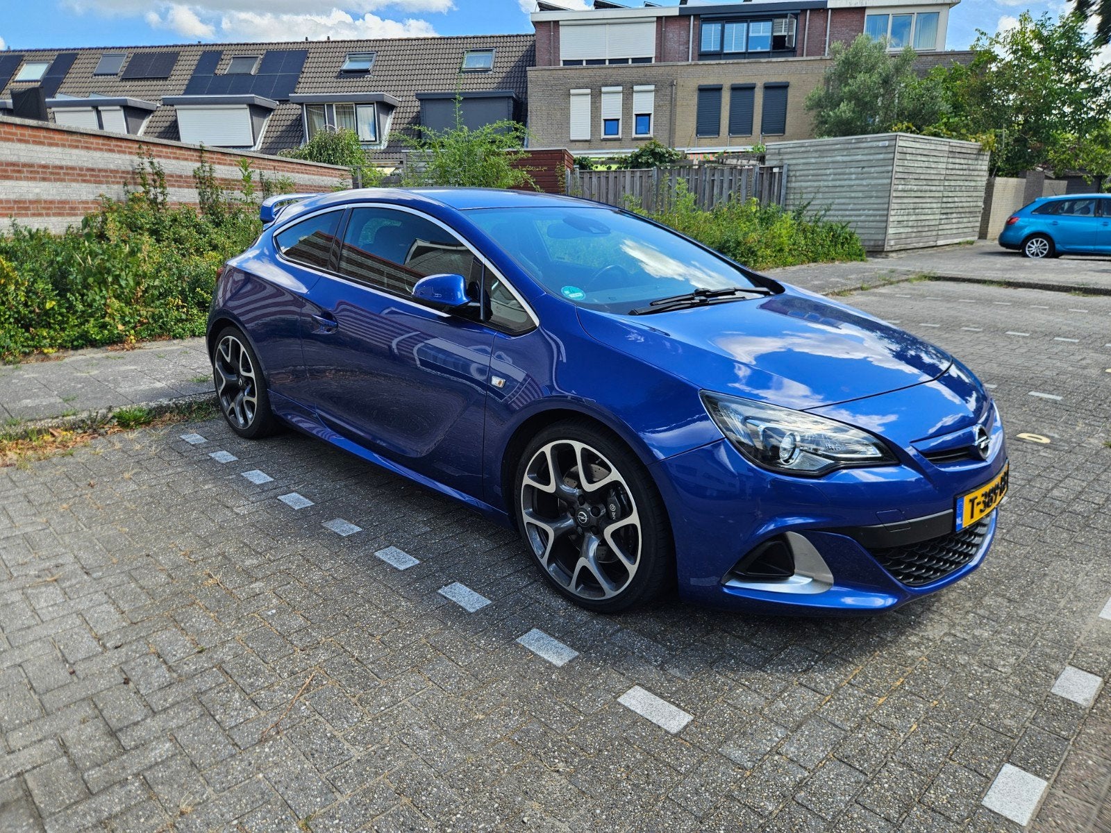 Opel Astra 2.0 Turbo 206KW GTC OPC 2017 Blauw, Auto's, 1998 cc, Zwart, 4 cilinders, Blauw