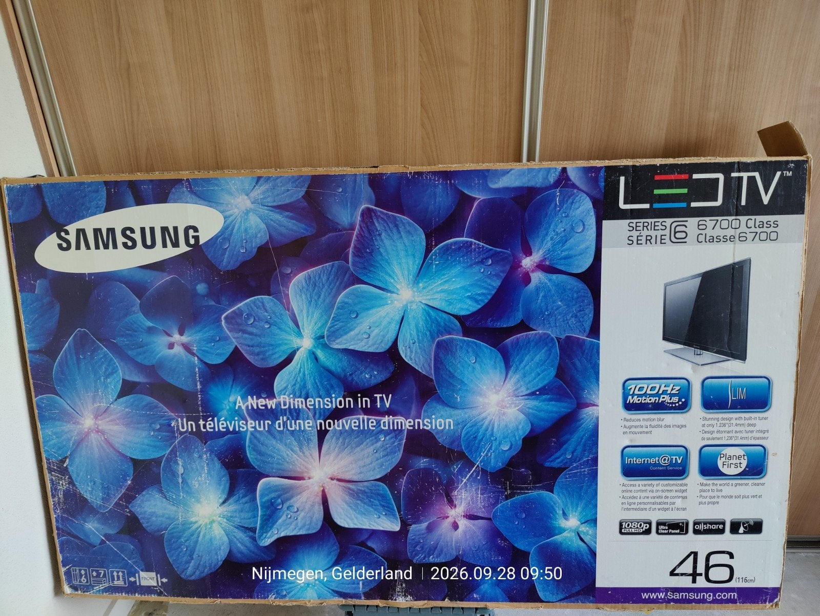Samsung UE46C6700 46 inch Full HD LED TV, Ophalen, 50 Hz, Samsung, 100 cm of meer