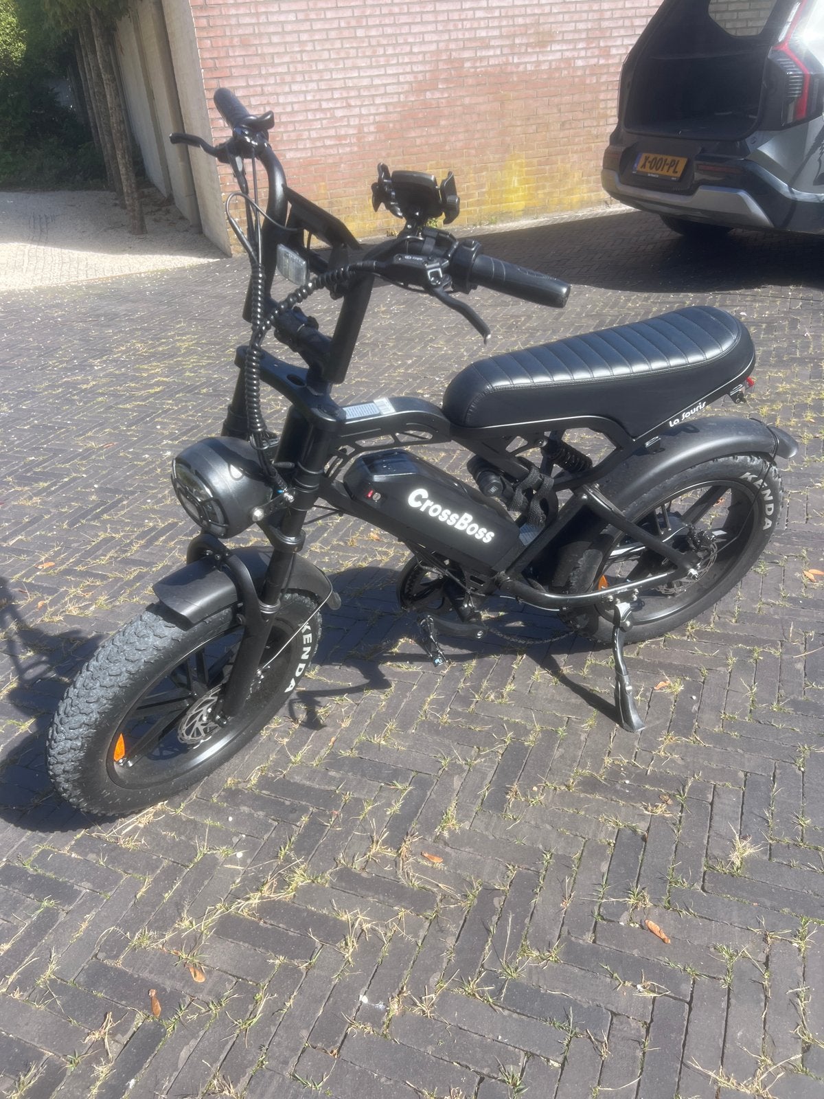 CrossBoss E-bike - Slechts 300 km gereden!, Versnellingen, Minder dan 49 cm, Zo goed als nieuw, Schijfrem