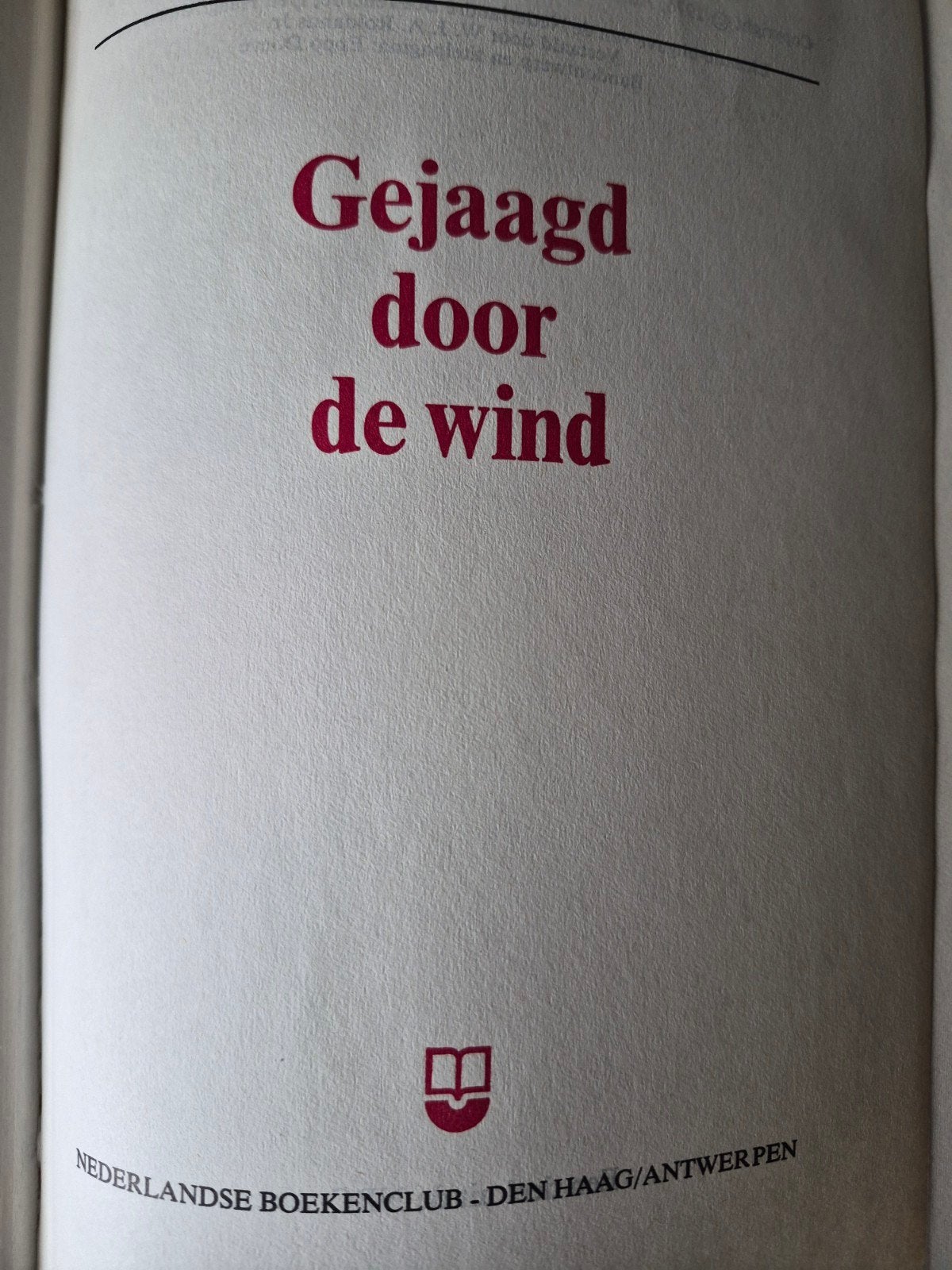 Gejaagd door de wind - Margaret Mitchell (1976), Ophalen of Verzenden, Zo goed als nieuw, Margaret Mitchell, Nederland