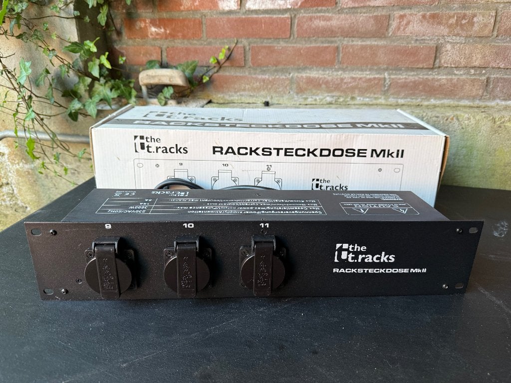 The t.racks Rack stekkerdoos MKII, Ophalen of Verzenden, Nieuw, Apparatuur