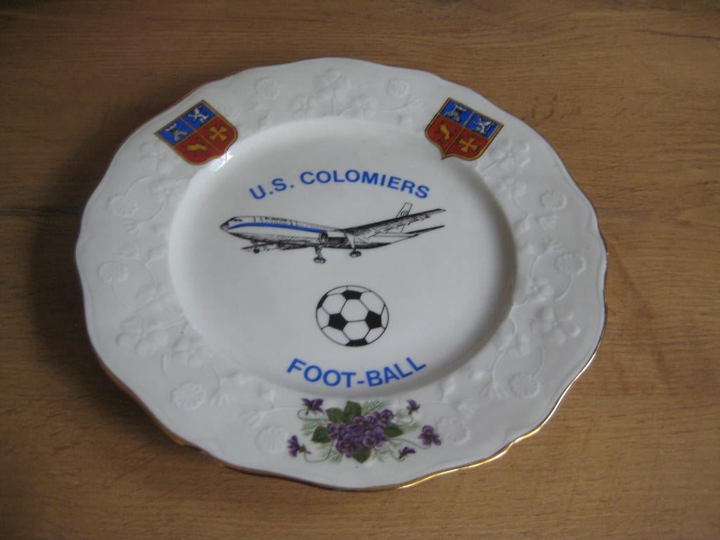 bord u.s. colomiers foot-ball vliegtuig a300b (voetbal), Ophalen of Verzenden, Zo goed als nieuw, Buitenlandse clubs, Overige typen