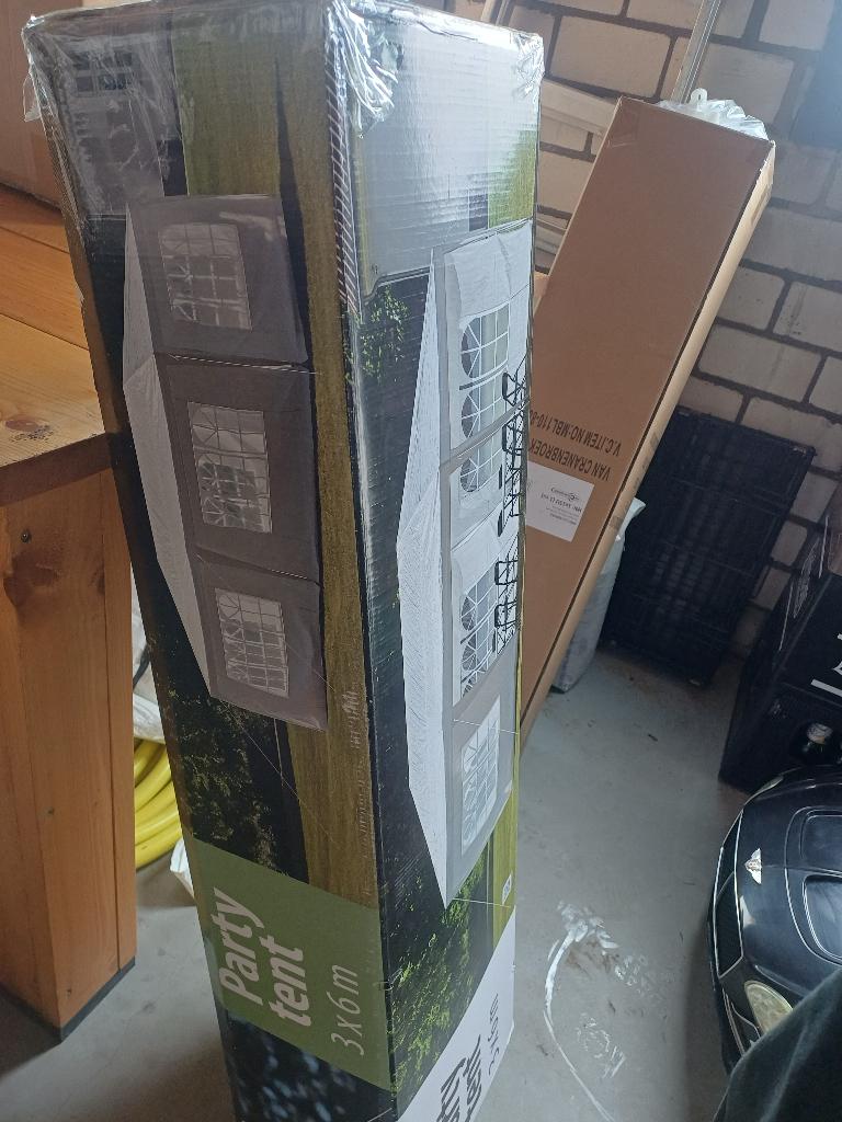 Partytent 3 x 6 m, Tuin en Terras, Partytenten, Ophalen, Minder dan 4 meter, Nieuw, 2 meter of meer