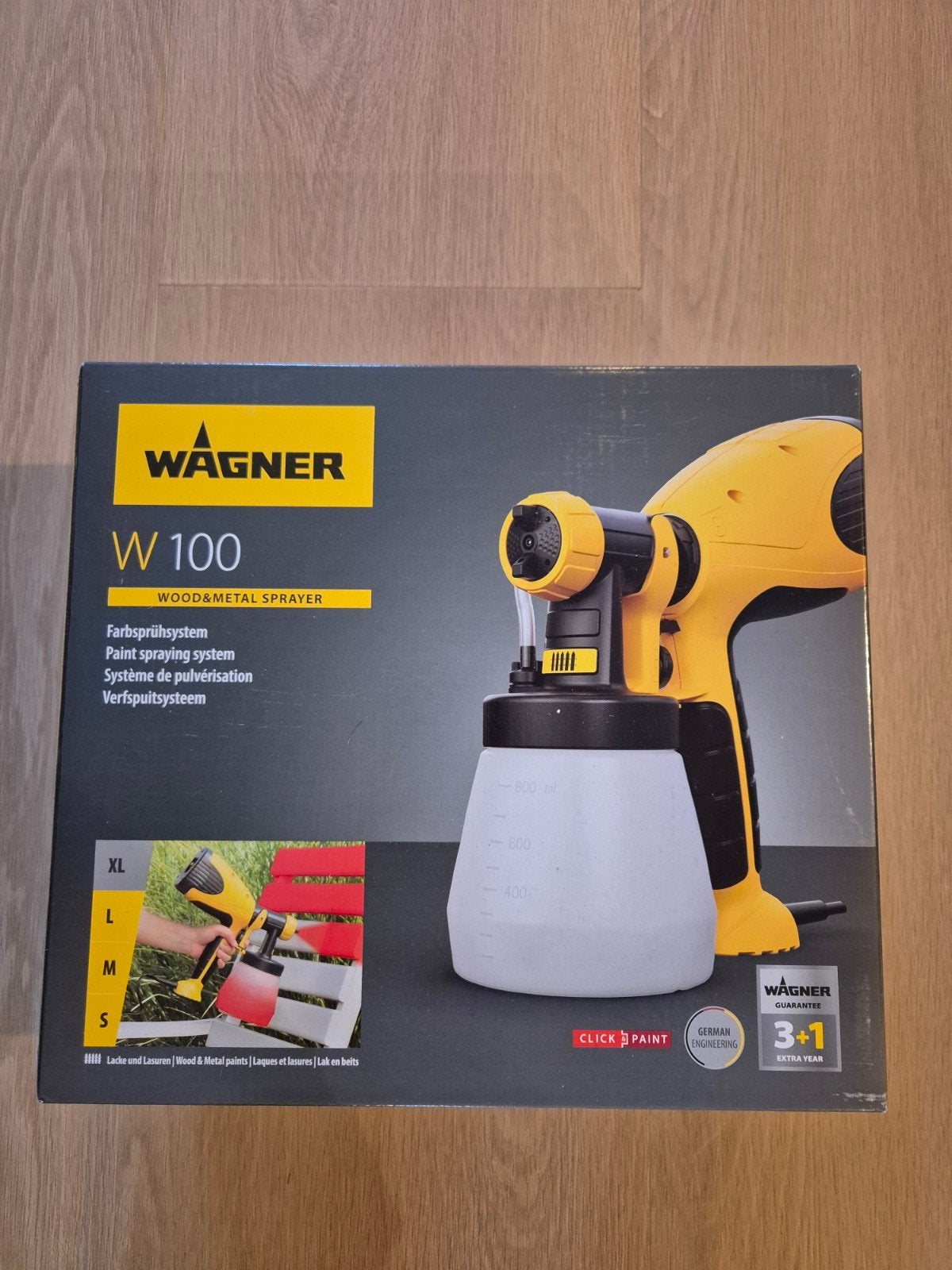 nieuwe wagner w100 verfspuit, Ophalen of Verzenden, Nieuw, Verfspuit of Verfpomp