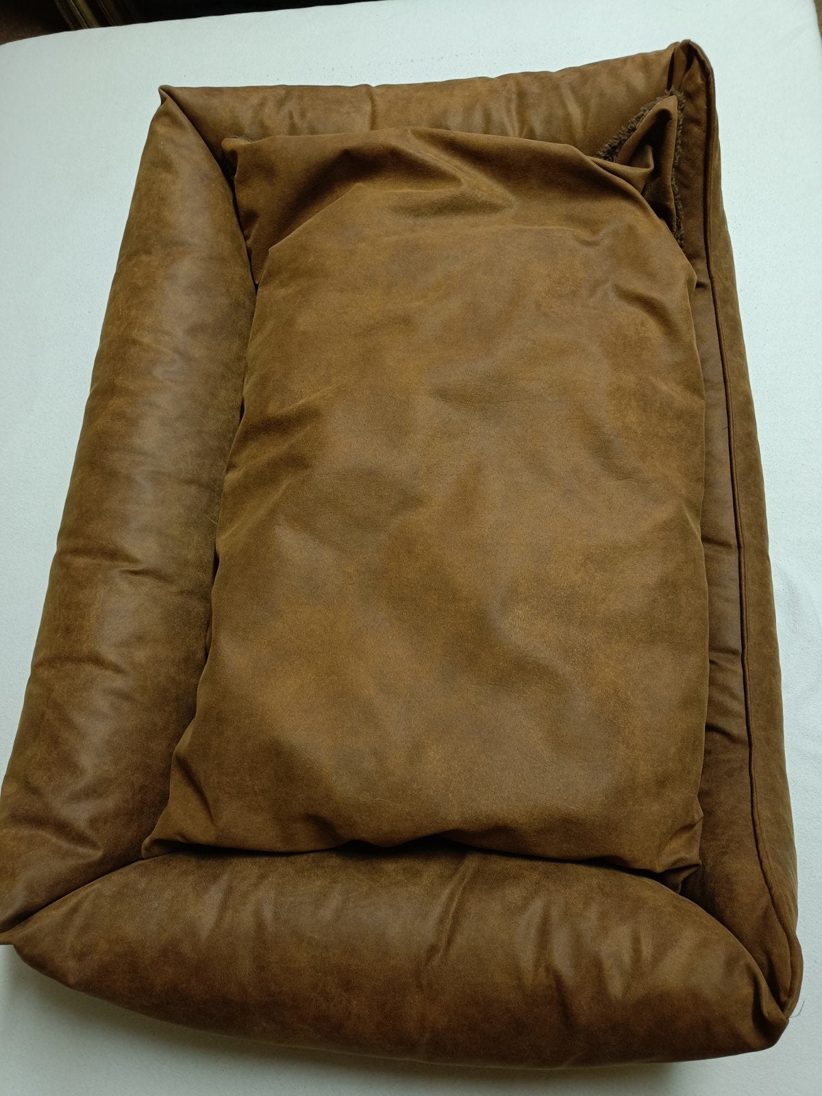 MAXXNOBEL XXL hondenmand cognac/ bruine zo goed als nieuw, Dieren en Toebehoren, Ophalen of Verzenden, Zo goed als nieuw